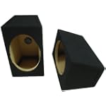 American Sound Connection PS-6X9WEDGE 6-Inch x 9-Inch Speaker Box Black wedge MDF Wood Pair