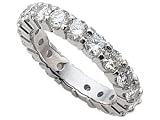 2.90 cts Round Diamonds Eternity Band - Platinum, 18kt White or Yellow Gold
