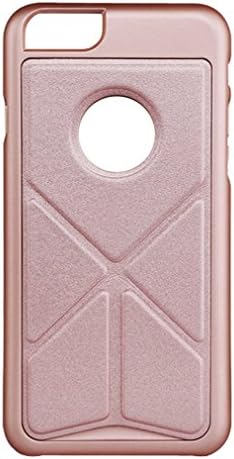Yongcheng iPhone 6plus 6S plus Case Magnetic Foldable Leather Deformation 5.5inch(Rose Golden)