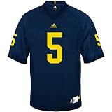 Michigan Wolverines Adidas # 5 Youth Football Jersey