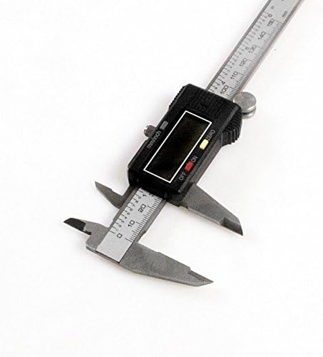 Details About 150mm 15cm 6" Electronic Digital LCD Steel Vernier Caliper Gauge Micrometer New
