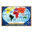 Kids World Map Rug 5'3" x 7'6"