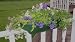 Rectangular 24 inch Deck Railing Planter
