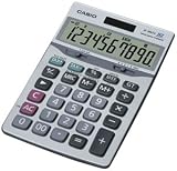 Casio JF-100TV Financial Calculator - 10 Character(s) - Solar, Battery Powered - 1