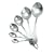 Nigella Lawson Living Kitchen Measuring Spoons Brushed Set/6
