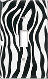 Zebra Print Switch Plate