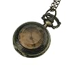 ESS - Damenuhr - Taschenuhr - bronze - Quarz - mit Halskette - WP034