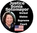 SONIA SOTOMAYOR Pinback Button Pin (Obama US Supreme Court)