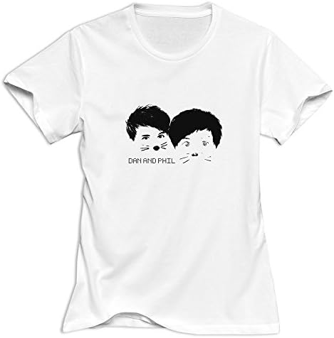 BARMY Dan Howell And Phil Lester Funny T-shirt White Women S