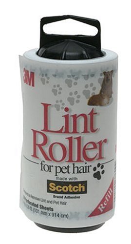 3M Lint Roller Refill for Pet Hair Removal with Scotch Adhesive, 56 sheet