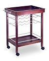 Winsome Wood Bar Cart, Espresso Finish