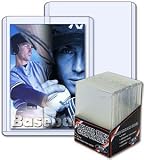 BCW 3 X 4 X 5 mm - Thick Card Topload Holder 190 Pt. - (Case of 50 Packs) Baseball, Football, Basketball, Hockey, Golf, Single Sports Cards Top Load - Sportcards Card Collecting Supplies