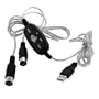 USB MIDI Cable Converter PC to Music Keyboard