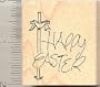 Happy Easter Rubber Stamp - Wood Mounted