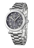 Milleret 5537-11-212-11A Small Complications Gray Dial Stainless Steel Men's Automatic Chronograph Watch