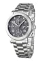 Milleret 5537-11-212-11A Small Complications Gray Dial Stainless Steel Men's Automatic Chronograph Watch