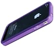 iPhone 4 Bumper Silikon Schutzh�lle Tasche Case Lila