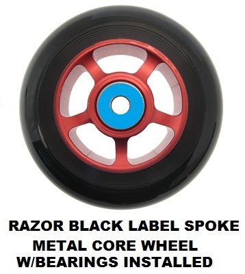 Razor Spoke Metal Core RED 100mm
