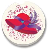 Red Hat Society Car Coaster, Single