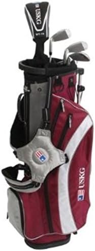 US Kids ULTRALIGHT 60" 5-Club Carry Bag Set (Right Hand) Maroon