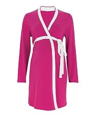 Robe with contrast tipping