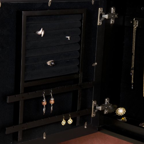 Southern Enterprises JS7973 WallMount Mirror Jewelry Armoire