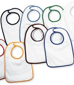 Rabbit Skins Infant Snap Baby Bibs - Set of 7
