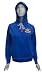 Paul Frank Julius Electric Blue Zip Front Hoodie for women