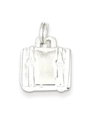 Sterling Silver Suitcase Charm