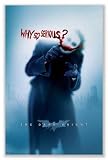 Batman Poster ~ The Dark Knight ~ Heath Ledger as Joker ~Why So Serious ~ 22x34