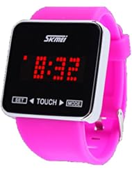 Touch Screen Luxury Style Red LED Womens Sport Watches for Girls SK-362?