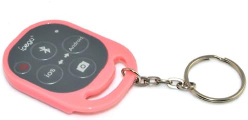 ERUSUN® Bluetooth Remote Control Wireless Camera Shutter Self-timer For iPhone iPod Android IOS Samsung Galaxy HTC Sony iPad, iPod (Pink)