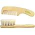 green sprouts Wooden Brush and Comb Set, Natural