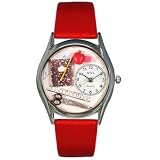 Whimsical Watches Women's S0640002 Teacher Red Leather Watch