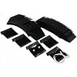 100 Black Hanging Earring Cards Jewelry Display 1.5"
