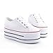 Generic Women's Classic Wedge High Heel Canvas Fashion Sneaker
