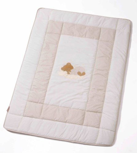 Easy Baby 461-83 Krabbeldecke 150/150 cm, Sleeping Bear natur