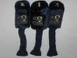 ST. LOUIS RAMS Team Logo Set of 3 GOLF CLUB HEADCOVERS