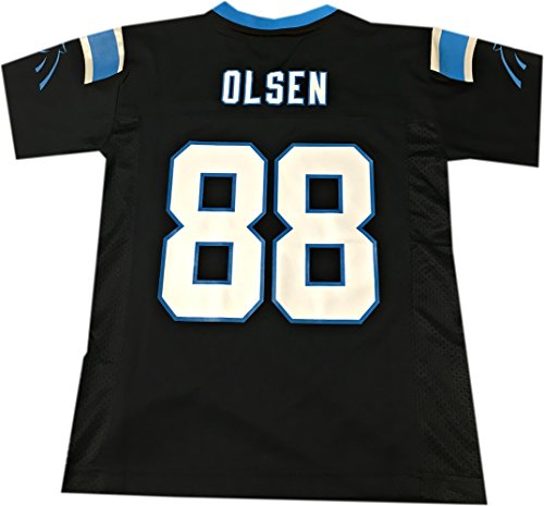 Greg Olsen Carolina Panthers #88 Black Toddler NFL Home Replica Jersey