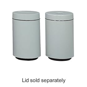 Safco(R) Medallion Collection Fiberglass Waste Lid, Charcoal