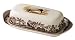 Spode Woodland Game Birds 8-Inch Butter Dish and Cover, Mallard