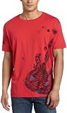 Diesel Men’s Short Sleeve T-Shirt,Red,XX-Large