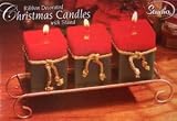 RIBBON DECORATED CANDLES WITH STAND