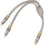 Acoustic Research MS252 Master Series Rca Mono Subwoofer Cable with y-adaptor