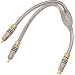 Acoustic Research MS252 Master Series Rca Mono Subwoofer Cable with y-adaptor