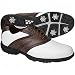 Etonic Lite-Tech Golf Shoes White/Brwn/Dk Brwn 8.5M