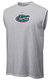 Florida Gators Adult Grey College Logo Sleeveless T Shirt By Nike Team Sports