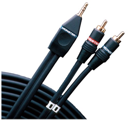 Monster Cable JM REPC M HP-10 Computer Stereo Audio to Stereo Receiver Using Minijack-to-RCA Connection (10 ft.)