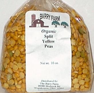 Yellow Split Peas, 1 lb. by Barry Farm