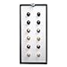 6-Pairs 9-10mm Button Freshwater Pearl Stud title=